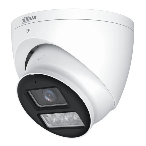 DAHUA HAC-HDW1239T-IL-A-0280B-S3 MiniDomo HDCVI 4EN1 2M 1080P WDR130dB Iluminación Dual LED40m/IR40m 2.8mm IP67 MIC