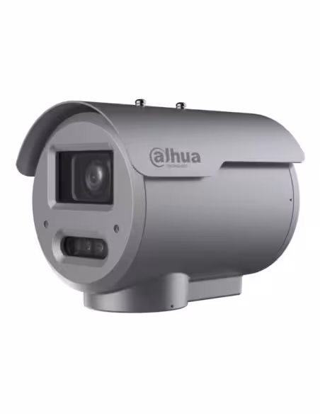 DAHUA IPC-HFE8449F-Z-PV Cámara ATEX Explosion-proof 4M H265 WDR 2.7-12mm Iluminación Dual LED50m/IR50m IP68 AUDIO MIC/Altavoz E/