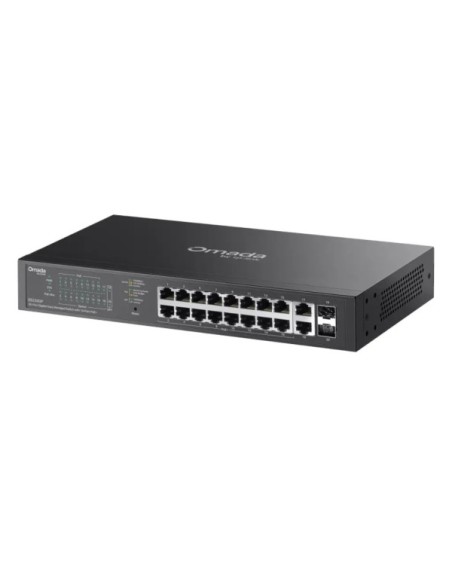 TP-LINK ES220GP Switch PoE+ Omada Agile 16 puertos Gigabit + 2RJ45 Uplink Gigabit + 2SFP Gigabit 150W Gestionable en Cloud
