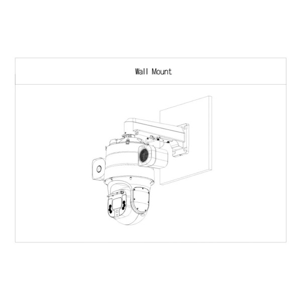 DAHUA PFB7320W-SG Soporte pared para PSDW8xxxxM