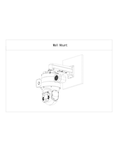 DAHUA PFB7320W-SG Soporte pared para PSDW8xxxxM