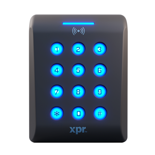 XPR XP-K-MFBT XPR. RFID-Leser. Tastatur mit hintergrundbeleuchteten kapazitiven Tasten 13,56 MHz XPR Mobile ID Wiegand/SSCP/OSDP