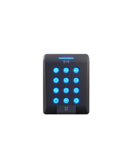 XPR XP-K-QR-MFBT XPR. Lecteur RFID Code QR touches sensitives rétroéclairées 13,56 MHz XPR Mobile ID Wiegand/SSCP/OSDP/RS485 Bor