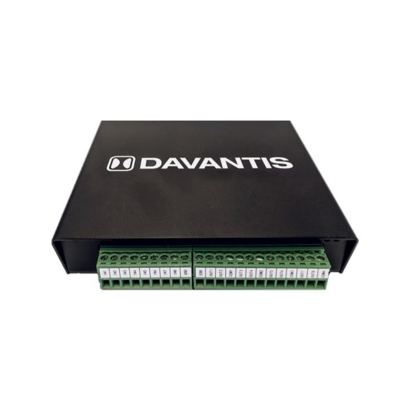 DAVANTIS REL8EA DAVANTIS. Módulo de relé USB externo com 8 saídas e 8 entradas NA/NF. Compatível com Daview Daview Server 2018/