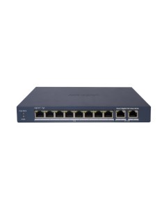 HIKVISION BASIC DS-3E1510P-EI-M HIKBASIC. Switch PoE a 8 porte in rame 10/100/1000 + 2x RJ45 Gigabit. PoE max 60W (30W x pue