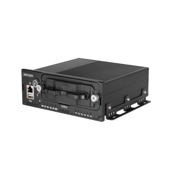 HIKVISION SOLUTIONS AE-MN5043-RJ45 HIKSOL. NVR integrato a 4 canali con switch PoE 4 connettori RJ45 fino a 5Mpx GPS HDD non inc