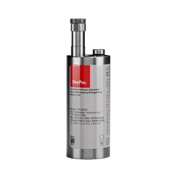 FIREPRO FP-40SD FIREPRO. Générateur d’aérosol de 40 grammes à activation électrique et thermique