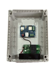 OEM SISCOM F25-F1-CFB OEM. Transmetteur d’alarmes IP/WiFi/4G/5G certifié EN54-21 avec boîtier, alimentation et batterie