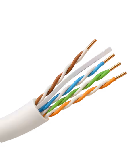 HIKVISION DS-1LN6UEL5/White 305m Hikvision cable UTP categoría 6 - Conductor OFC, 99,5% cobre - Diámetro 24 AWG-0,53mm - Certifi