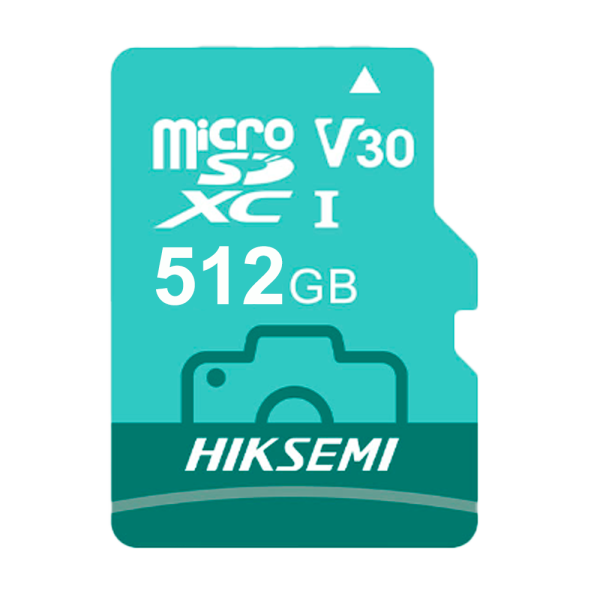 HIKVISION HS-TF-D3STD/512G/NEO LUX/WW Carte microSD Hikvision - Capacité 512 Go - Classe 10 | Vitesse lecture/écriture : 100/70 