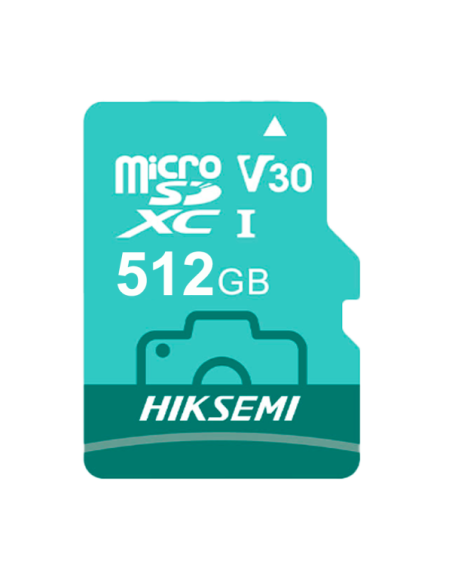 HIKVISION HS-TF-D3STD/512G/NEO LUX/WW Cartão microSD Hikvision - Capacidade 512 GB - Classe 10 | Velocidade R/W: 100/70 MB/s - C