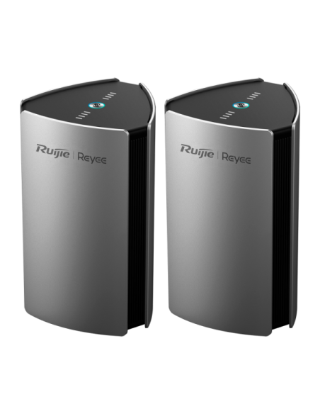 REYEE RG-M32 (pack de 2) Reyee Lot de 2 routeurs Mesh Gigabit Wi-Fi 6 AX3200 - 4 ports RJ45 10/100/1000 Mb/s - AX3200 avec 4x4 e