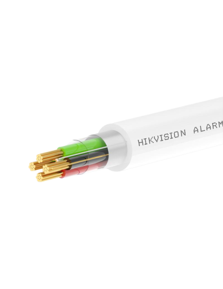 HIKVISION DS-1AC2A2BPL1 Blanc 100 m 2 conducteurs de signal + 2 d’alimentation - Conducteur en cuivre nu (99,95 %) - Écran en al