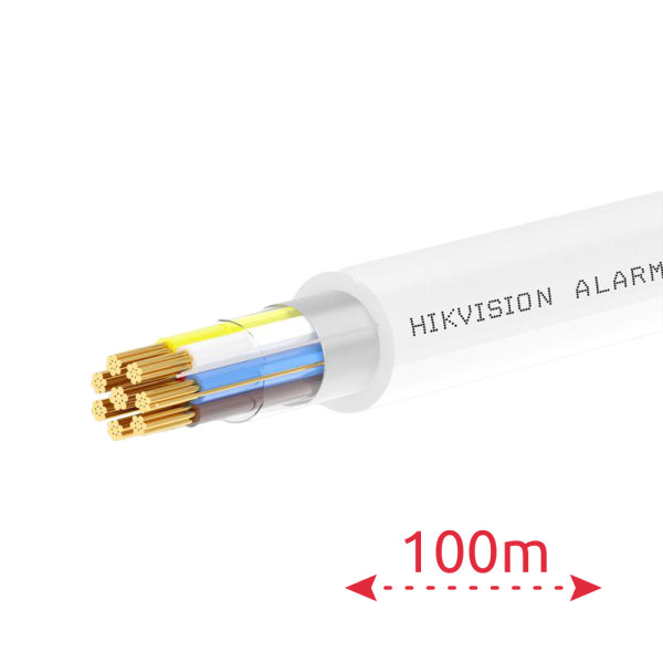 HIKVISION DS-1AC2C4APL1 White 100m 4 conductores de señal + 2 de alimentación - Conductor Cobre electrolítico flexible - Pantall