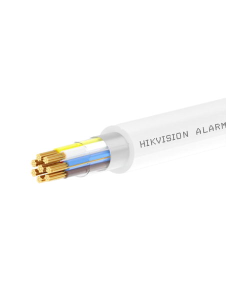 HIKVISION DS-1AC2C6APL1 Bianco 100 m 6 conduttori di segnale + 2 di alimentazione - Conduttore in rame nudo (99,95%) - Schermo i