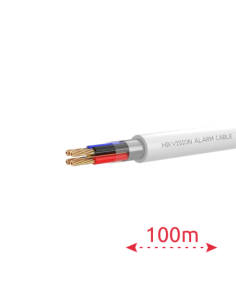 HIKVISION DS-1AC4APL1 White 100m 4 conductores de señal para sistemas complejos - Conductor Cobre desnudo (99,95%) - Pantalla Al