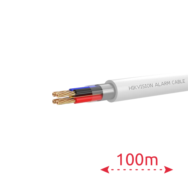 Comprar HIKVISION DS-1AC4APL1 WHITE 100M 4 conductores de señal para sistemas complejos  - Conductor Cobre desnudo (99,95%)  - P