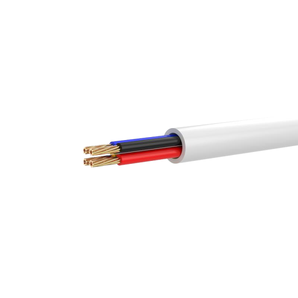 HIKVISION DS-1AC4AUC1 Blanc 100 m 4 conducteurs de signal - Conducteur en cuivre nu (99,95 %) - Gaine PVC très flexible -