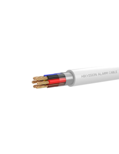 HIKVISION DS-1AC6APL1 White 100m 6 conductores de señal para sistemas complejos - Conductor Cobre desnudo (99,95%) - Pantalla Al
