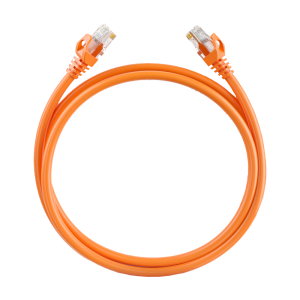 HIKVISION DS-1NP6UEC0 (1m) Cable UTP - Ethernet - Conectores RJ45 - Categoría 6 - 1 m - Color naranja