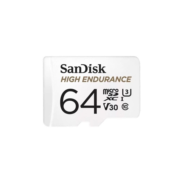 SANDISK SANDISK-64 SDSQQNR-064G-GN6IA Tarjeta microSDXC UHS-I SanDisk High Endurance de 64 GB para vídeo Full HD y 4K