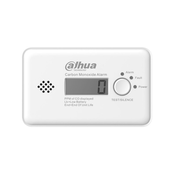 DAHUA DAHUA-5557 DHI-HY-GC21B-W2(868) Detector vía radio de monóxido de carbono Dahua con sensor electroquímico y pantalla LCD