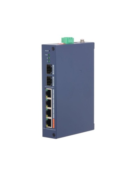 DAHUA DAHUA-5519 DH-CHS4206-4GT-60 Switch gestionable cloud Dahua Hardened de 6 puertos Gigabit con 4 PoE y Hi-PoE de 60 W