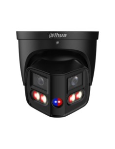 DAHUA DAHUA-5539 DH-IPC-PDW3859P-A180-E2-AS-PV-0280B-BLK Minidomo IP panorámico Dahua WizSense 3 de 8MP con visión 180° en negro