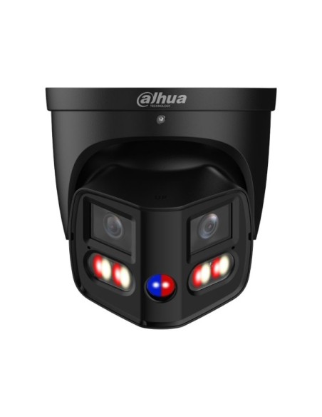 DAHUA DAHUA-5539 DH-IPC-PDW3859P-A180-E2-AS-PV-0280B-BLK Minidomo IP panorámico Dahua WizSense 3 de 8MP con visión 180° en negro