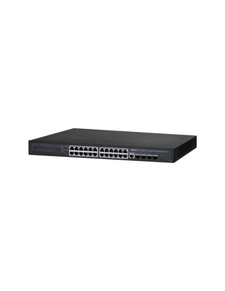 DAHUA DAHUA-5568 DH-PFS4428-24GT-370 Switch PoE gestionable L2 Dahua de 24 puertos Gigabit PoE con 370 W y 4 puertos 1000 Base-X