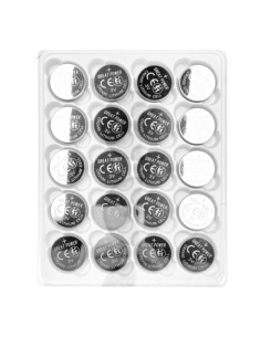 OEM 20XBATT-CR2450 Pack 20x Pilas de botón CR2450 - Venta en bandeja 20ud | Precio por bandeja - Litio Li-MnO2 no recargable - T 2