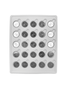 OEM 25XBATT-CR1632 Pack 25x Pilas de botón CR1632 - Venta en bandeja 25ud | Precio por bandeja - Litio Li-MnO2 no recargable - T 2