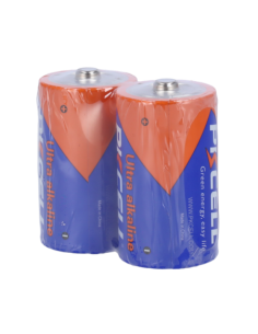 BLANCA 2XCELL-LR20-ALKALINE Pack 2x Pila LR20 / D - PKCELL - Alcalina Zn-MnO2 no recargable - Tensión 1.5V - Capacidad nominal 1