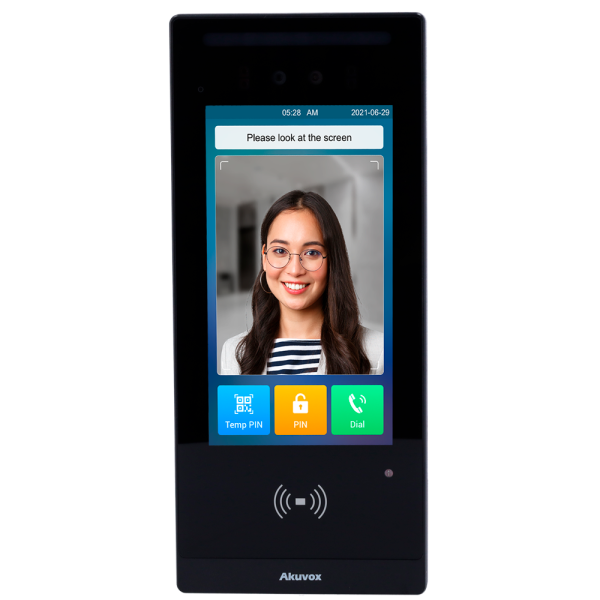 AKUVOX AK-E18C-LTE Videoportero IP con control de acceso - Cámara 2 Mpx | Audio y vídeo bidireccional - Facial, tarjeta, NFC, BL