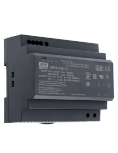 AKUVOX AK-HDR-150-12 Fuente de alimentación - Salida 12 V / 10 A / 150 W - 2 salidas - 178 (An) x 97 (Al) x 38 (Fo) mm - Montaje