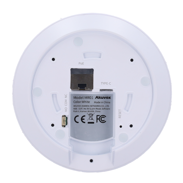 AKUVOX AK-MR01 Radar para detección de presencia y caídas - Salida de relé NO/NC/COM - Alarma acústica | Avisos a monitor y APP 