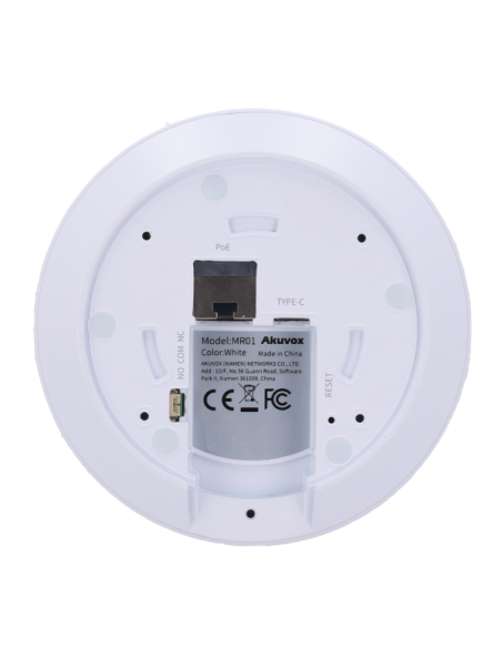 AKUVOX AK-MR01 Radar para detección de presencia y caídas - Salida de relé NO/NC/COM - Alarma acústica | Avisos a monitor y APP 