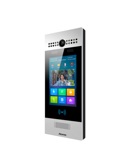 AKUVOX AK-R29C-LTE Videoportero IP - Cámara 3 Mpx/1 Mpx | Audio y vídeo bidireccional - Facial, tarjeta, BLE, PIN y QR | 2 relés