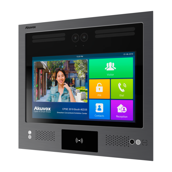 AKUVOX AK-X916S-LTE Videoportero IP antivandálico IK08 - Doble cámara 2 Mpx | Audio y vídeo bidireccional - Facial, tarjeta, PIN