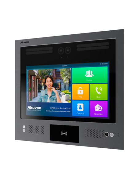 AKUVOX AK-X916S-LTE Videoportero IP antivandálico IK08 - Doble cámara 2 Mpx | Audio y vídeo bidireccional - Facial, tarjeta, PIN