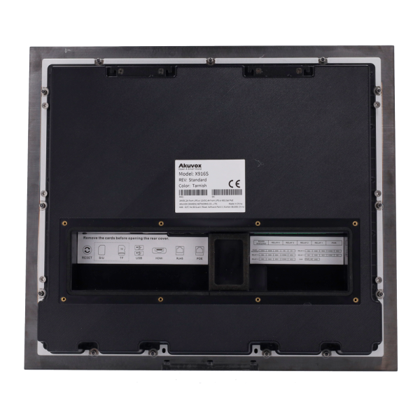AKUVOX AK-X916S-LTE Videoportero IP antivandálico IK08 - Doble cámara 2 Mpx | Audio y vídeo bidireccional - Facial, tarjeta, PIN