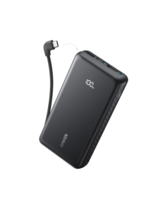 ANKER ANK-110-20K-B ANKER Power Bank - Capacidad 20000mAh - Carga rápida 22.5W - Entradas USB-C, Cable USB-C - Salidas USB-C, US