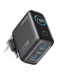ANKER ANK-121-100W1A2C-G Anker - Cargador USB - Potencia 100W | Con salida dual - Carga rápida | Tecnología GaN - Salidas 1x USB