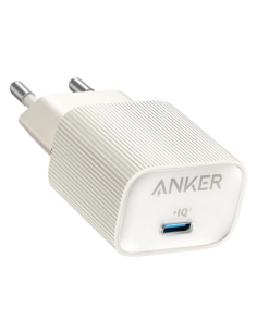 ANKER ANK-2337-30W1C-W Anker - Cargador USB - Potencia 30W - Carga rápida - Salidas 1x USB-C - Color blanco | Ultracompacto