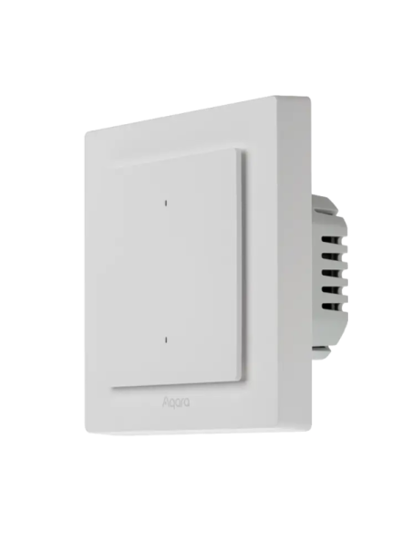 AQARA AQ-WS-K07D Aqara Interruptor Inteligente de Pared H2 - Controla 1 circuito de luz independiente - Compatible con neutro y 