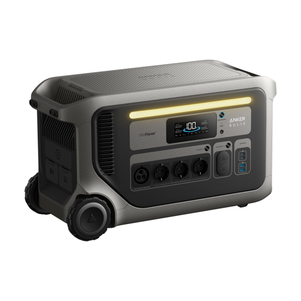 ANKER SOLIX ASOX-F3000 Batería portátil Anker Solix - Gran capacidad 3072Wh - Potencia salida 3600W | 7200W pico - Salidas y for