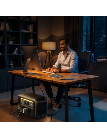 ANKER SOLIX ASOX-F3000 Batería portátil Anker Solix - Gran capacidad 3072Wh - Potencia salida 3600W | 7200W pico - Salidas y for