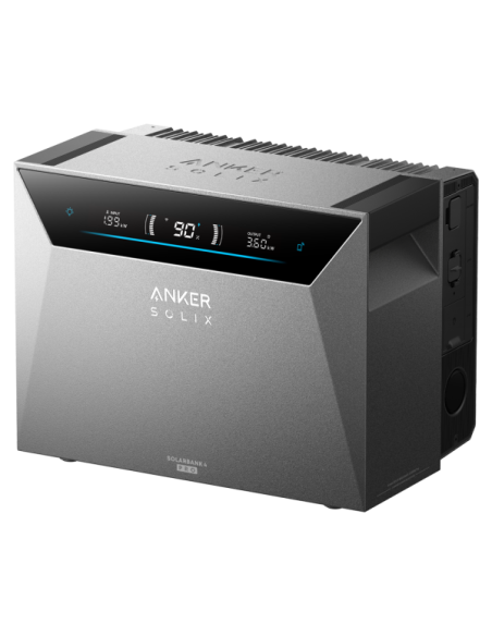 ANKER SOLIX ASOX-SOLARBANK4-PRO-E5000 Batería inteligente Anker Solix - Potencia 2500W - Batería LiFePO4 5024Wh - Carga solar / 