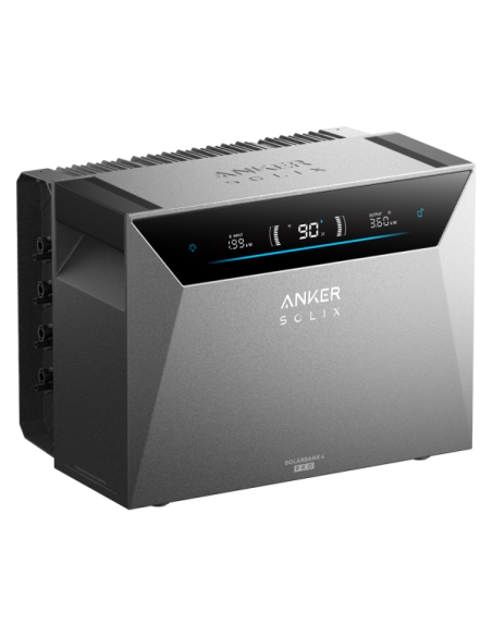 ANKER SOLIX ASOX-SOLARBANK4-PRO-E5000 Batería inteligente Anker Solix - Potencia 2500W - Batería LiFePO4 5024Wh - Carga solar / 