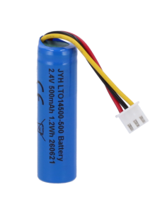 OEM BATT-LTO14500-MOTIONCAM Pila LTO14500 - Litio LTO recargable - Tensión 2.4V / Retráctil Molex 5284 - Capacidad nominal 500mA 2
